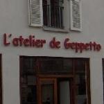 Geppetto — Enseigne en polystyrène résiné