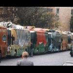 Badoit — Réalisation de 7 bus-animaux