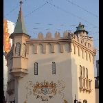 King Castle Disney — Réalisation d’éléments de décors pour la façade d’un restaurant maître d’œuvre Atelier Artistique du Béton