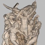 La danse - Opéra Garnier — Numérisation 3D d’une sculpture pour sauvegarde du patrimoine - Opéra Garnier - Hauteur ~6m - Précision 0.2 mm.