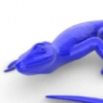 Lezard — Numérisation 3D d’un lézard longueur 2 mètres.