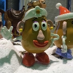 Parc d’attraction — Personnages en résine