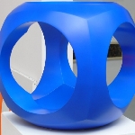 Sculptures pour l’artiste Yom — Réalisation de sculptures pour l’artiste Yom. Découpe de polystyrène expansé, stratification epoxy. Diamètre de 50 cm à 1m.