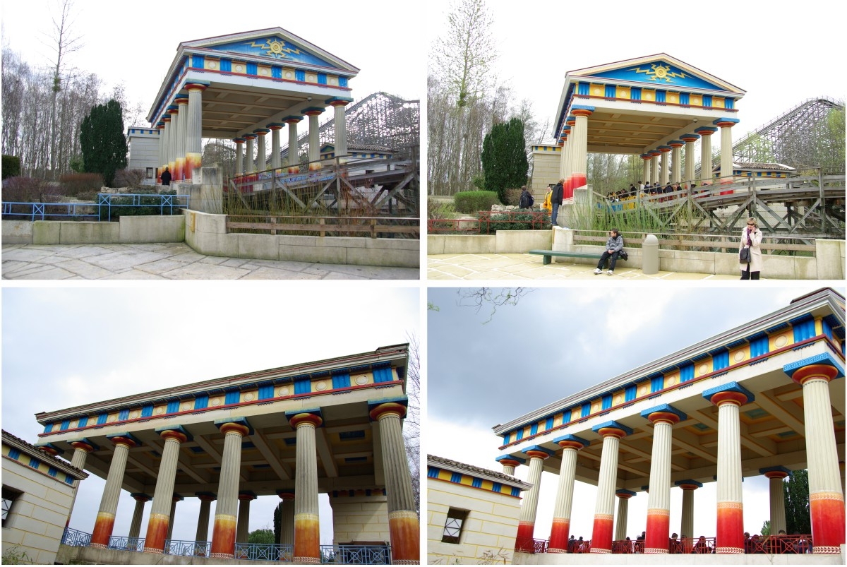 Tonnerre de Zeus — Remise en état de l’attraction tonnerre de Zeus au parc Astérix.
Avant/Après