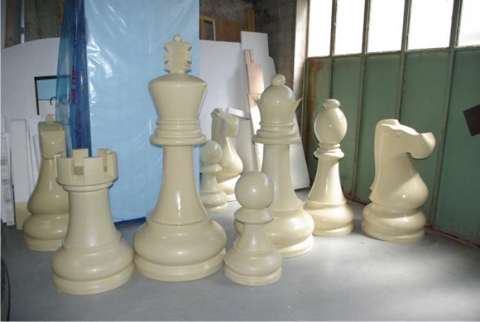 Pièces d’échecs — Réalisation de pièces d’échecs en polystyrène + résine