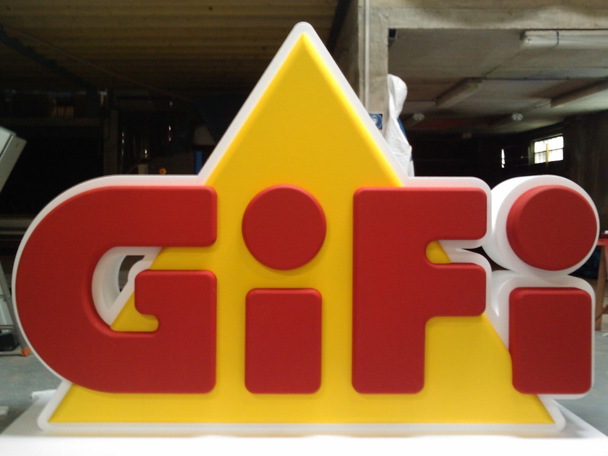 GIFI — Réalisation d’un logo GIFI en polystyrène