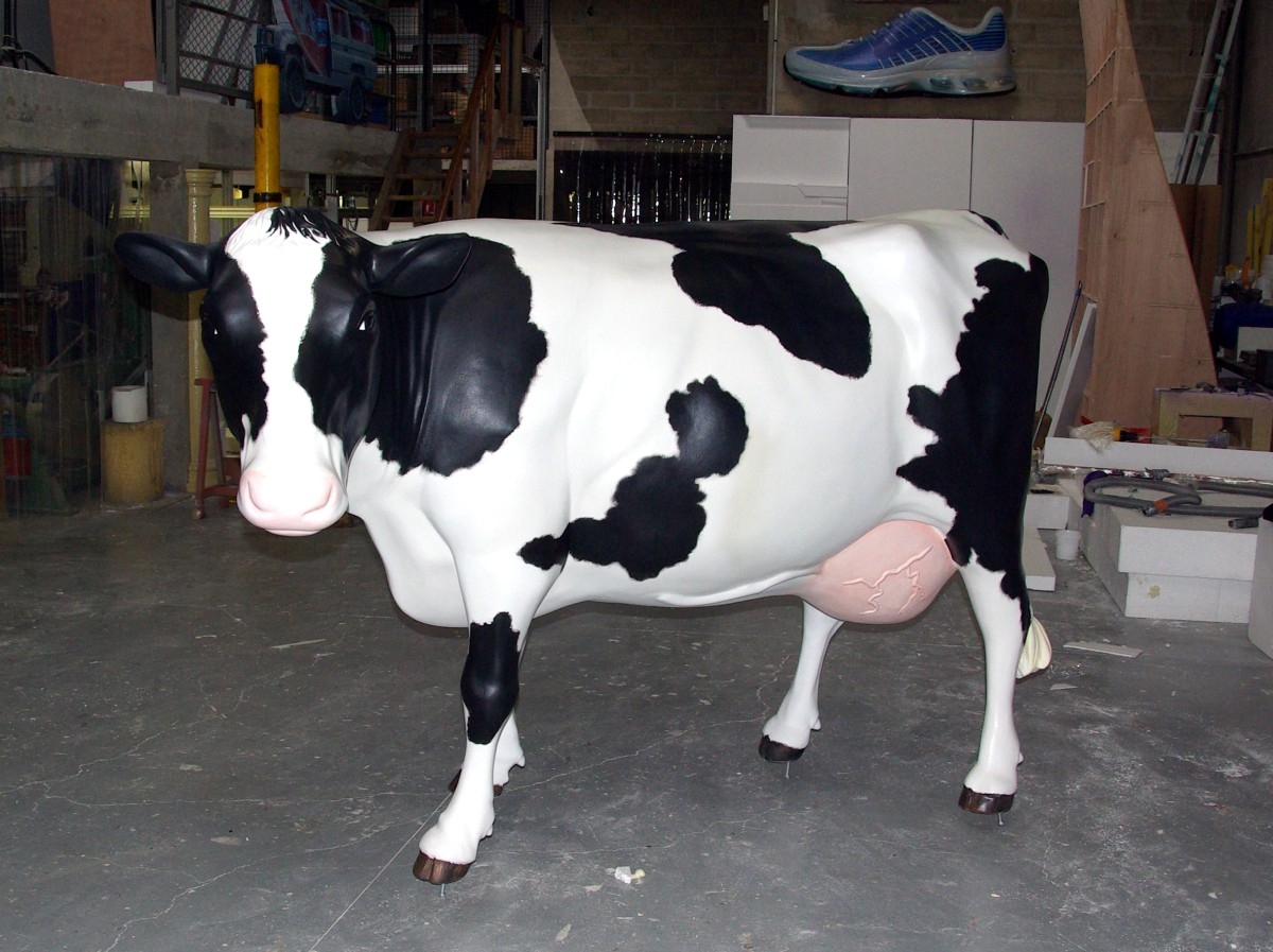 Vache — Réalisation d’une vache avec intégration de mécanisme pour le salon de l’agriculture