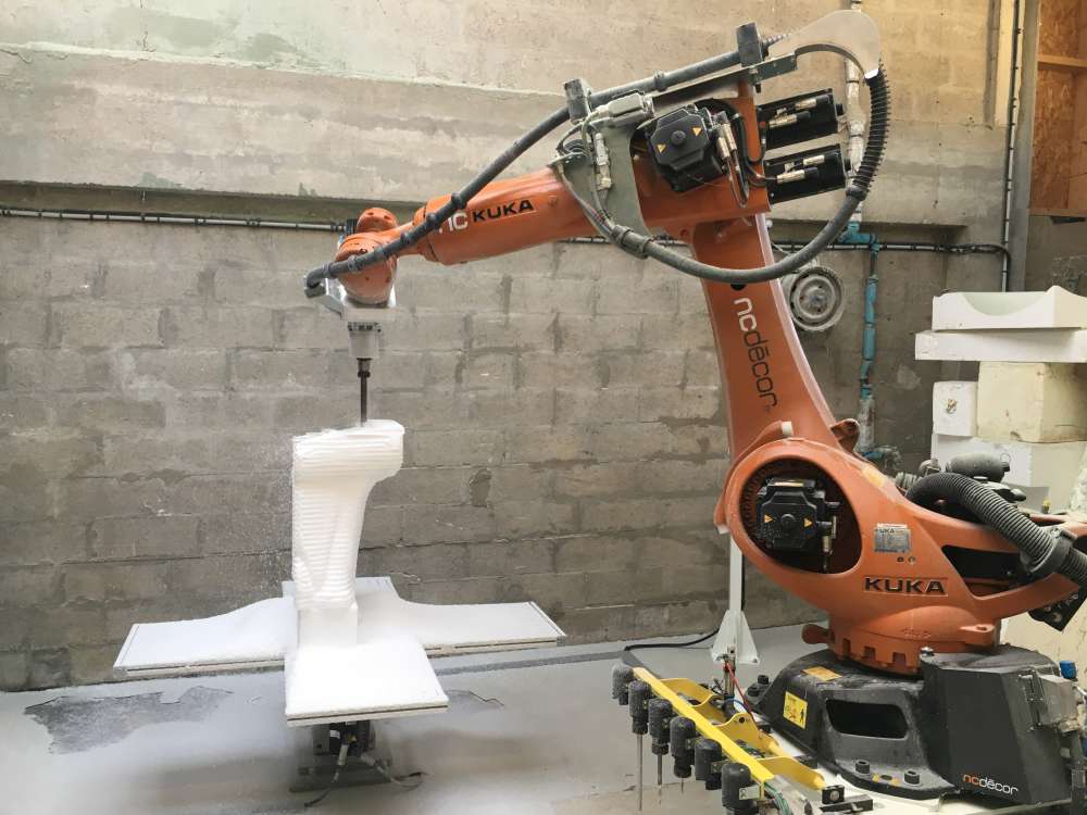 Notre robot d'usinage 7 axes.